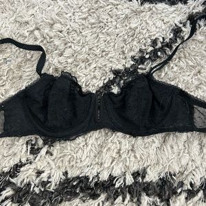 Black Lace Bra